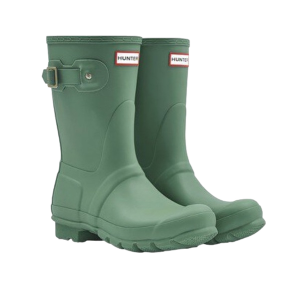 Hunter Shoes - Hunter Light Green Short Rain Boots Size 6